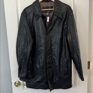 Banana Republic Black Leather Jacket